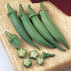Clemson Spineless Okra Seeds -Botanical Bliss 05195 PK P1 4