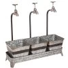 Metal Spigot Planter -Botanical Bliss 26880