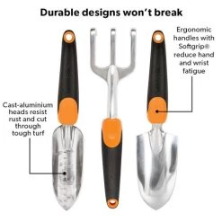 Fiskars® Ergo Garden Tool Set 5 Fiskars® Ergo Garden Tool Set -Botanical Bliss 27699 1