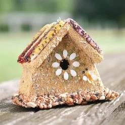 Rustic Wren Birdseed House