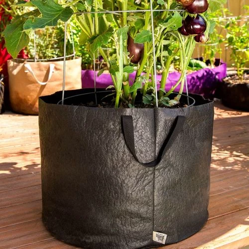 Smart Pot® W/Handles (Black) 25-Gallon Fabric Planter 4 Smart Pot® W/Handles (Black) 25-Gallon Fabric Planter - Image 2