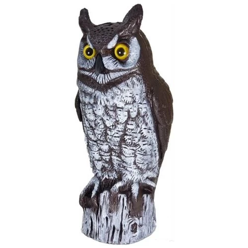 Great Horned Owl Hand Painted Molded Scarecrow 3 Great Horned Owl Hand Painted Molded Scarecrow