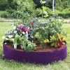 Smart Pot® Round Raised Bed (Purple) 100-Gallon Fabric Planter -Botanical Bliss 29093