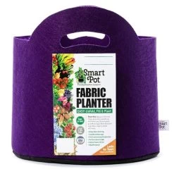 Smart Pot® W/Handles (Purple) 10-Gallon Fabric Planter -Botanical Bliss 29094 1