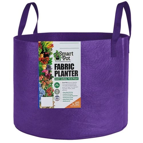 Smart Pot® W/Handles (Purple) 20-Gallon Fabric Planter 3 Smart Pot® W/Handles (Purple) 20-Gallon Fabric Planter