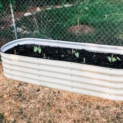 Vego Garden® 17-Inch 6 In 1 Modular Metal Raised Bed (White) -Botanical Bliss 29479 5