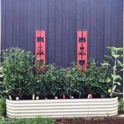 Vego Garden® 17-Inch 9 In 1 Modular Metal Raised Bed (White) 15 Vego Garden® 17-Inch 9 In 1 Modular Metal Raised Bed (White) -Botanical Bliss 29480 5