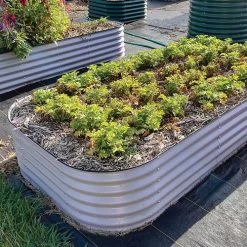 Vego Garden® 17-Inch 10 In 1 Modular Metal Raised Bed (White) -Botanical Bliss 29481 2