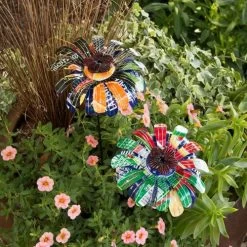 Sugar Shack™ Flower Stake Hummingbird Feeder -Botanical Bliss 30669 3