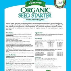Espoma Organic® Seed Starter Mix 6 Espoma Organic® Seed Starter Mix -Botanical Bliss 37362 1