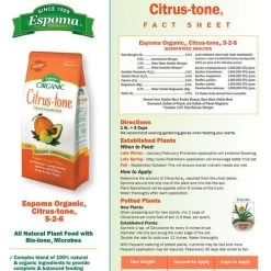 Espoma Organic® Citrus-tone® Citrus And Avocado Food 5 Espoma Organic® Citrus-tone® Citrus And Avocado Food -Botanical Bliss 38051 1