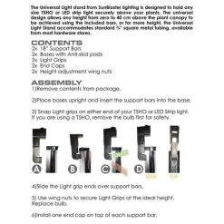 SunBlaster 24-inch NanoTech Light And Stand Kit -Botanical Bliss 39165 5