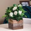 Gardenia In Reclaimed Wood -Botanical Bliss v2434